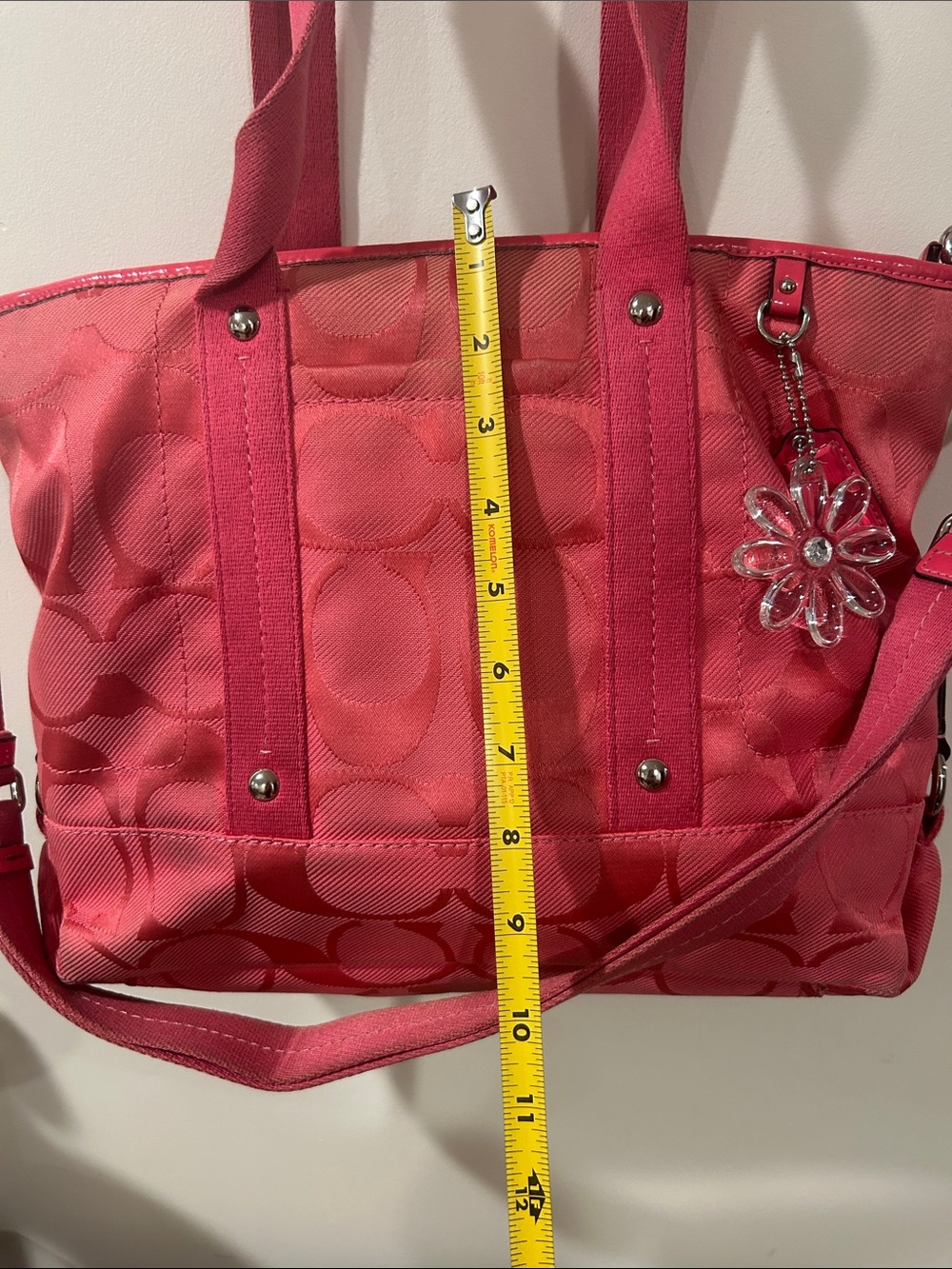 Coach pink Kyra Daisy signature tote - Picture 8 of 8